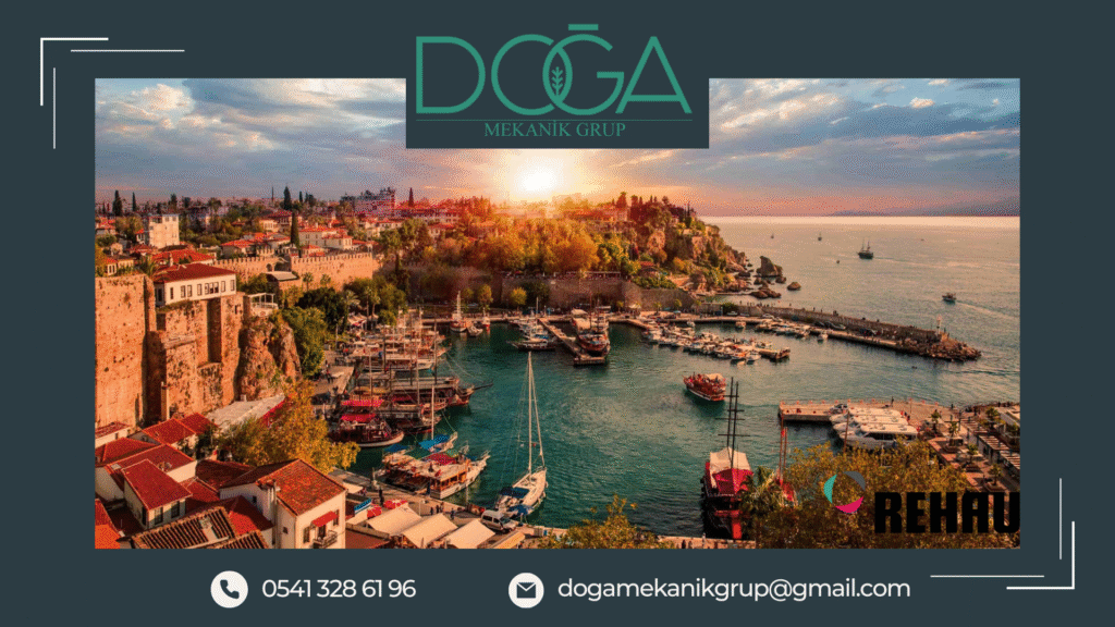 Antalya Yerden Isıtma Sistemleri | Otel ve Spa Projelerinde Rehau Konforu – Doğa Mekanik Grup